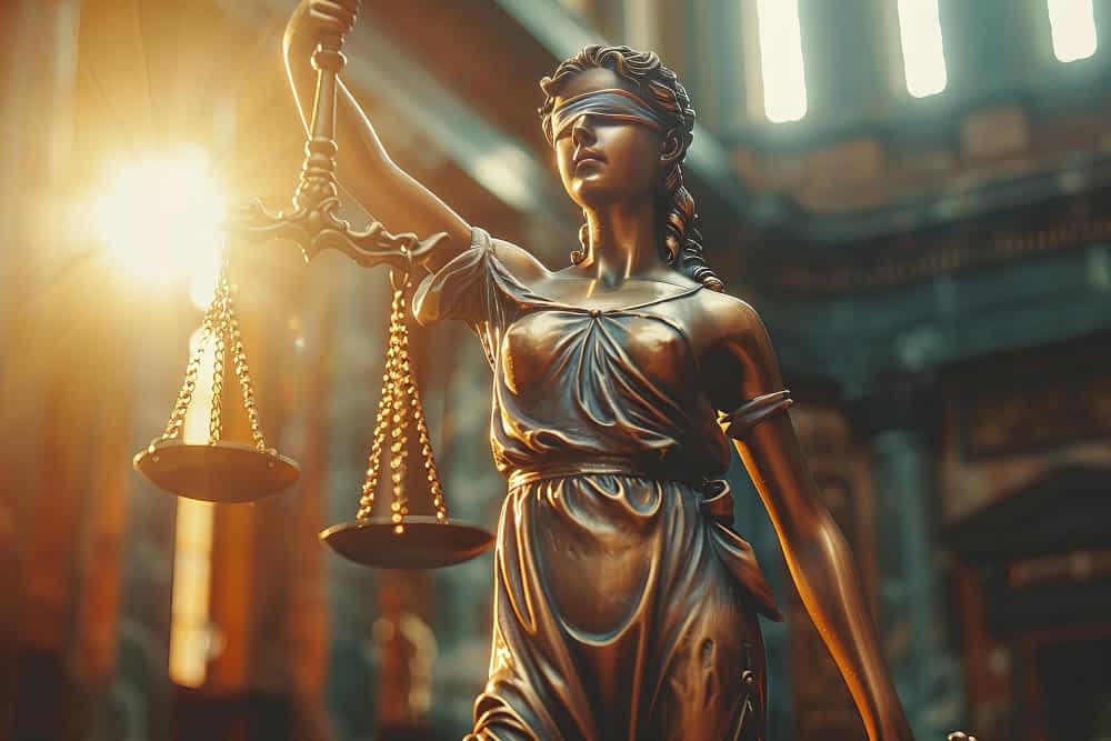 Elegant law firm interior without people