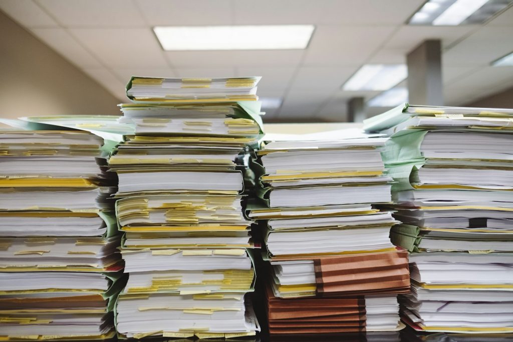 Documents relating to legal and tax services